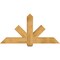 Ekena Millwork Kennewick Rough Sawn Timber Gable Bracket, Western Red Cedar, 60"W x 30"H x 6"D x 6"F, 12/12 Pitch GBW060X30X0606KEN00RWR - alternate 1